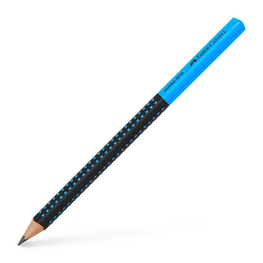 Ołówek Jumbo Grip Two Tone Czarny/Niebieski Faber-Castell