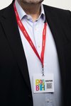 Identyfikator z laminowanym i składanym dwustronnie przylepną warstwą 100 szt. / Durable
