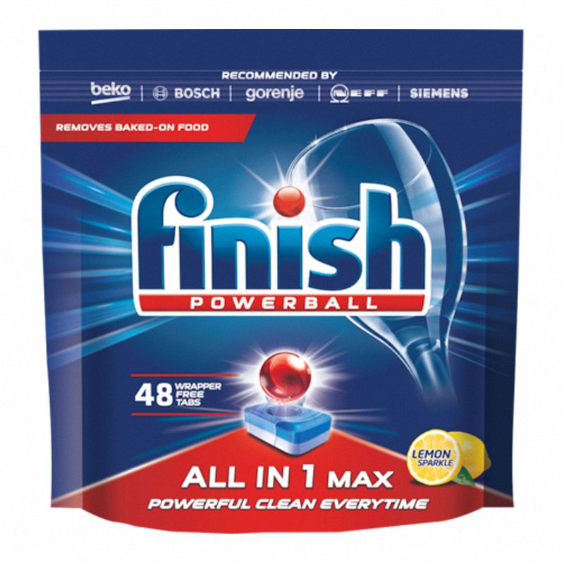 Max zestaw 9 sztuk Finish All in 1 do zmywarki 