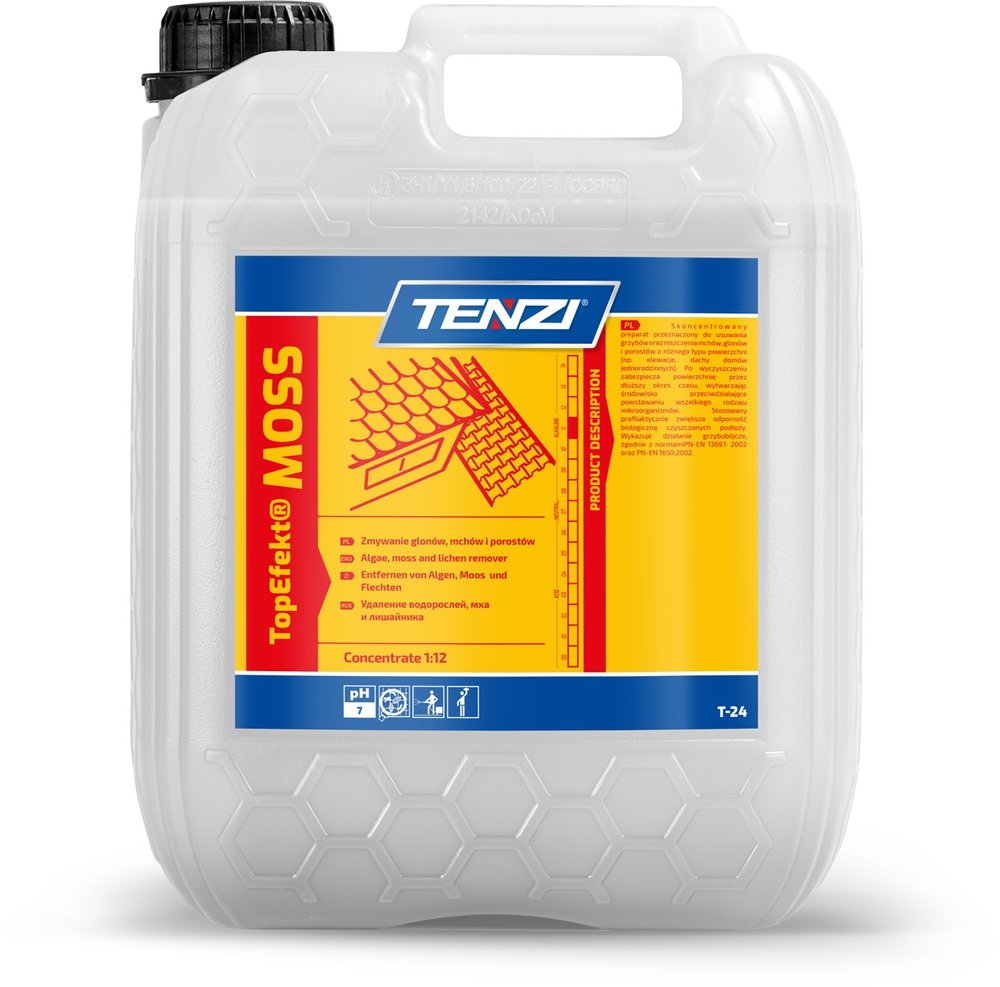 Tenzi Mchy, Porosty TopEfekt Moss 5L – koncentrat do usuwania mchów i porostów