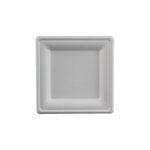 Talerz Papierowy z Trzciny Cukrowej 16x16cm A'50  /LoveNature