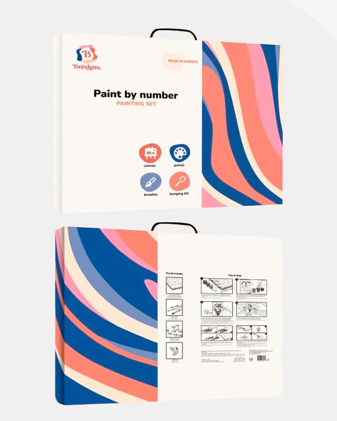 Malowanie po numerach BRUSHME 40x50 cm soczyste truskawki 1 szt., w pudełku