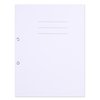 Skoroszyt OFFICE PRODUCTS Budget karton z oczkiem nadruk 1/1 A4 250gsm biały