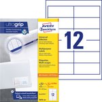 Etykiety Samoprzylepne Avery 97x42.3 12/A4 A'200 Białe No.3659-200