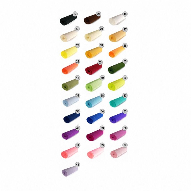 Bibuła Krepina Florystyczna 0,5x2m nr.55 Zielona Ciemna Oliwa