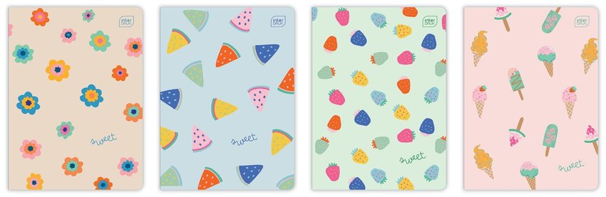 Zeszyt A5 32# M 70g UV Sweet