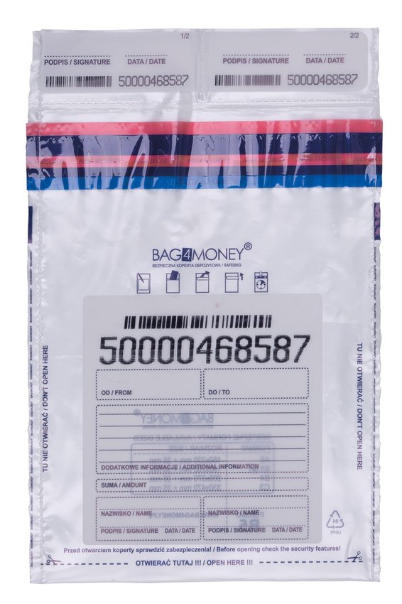 Koperta bezpieczna OFFICE PRODUCTS B5 190x260mm 50szt., transparentna