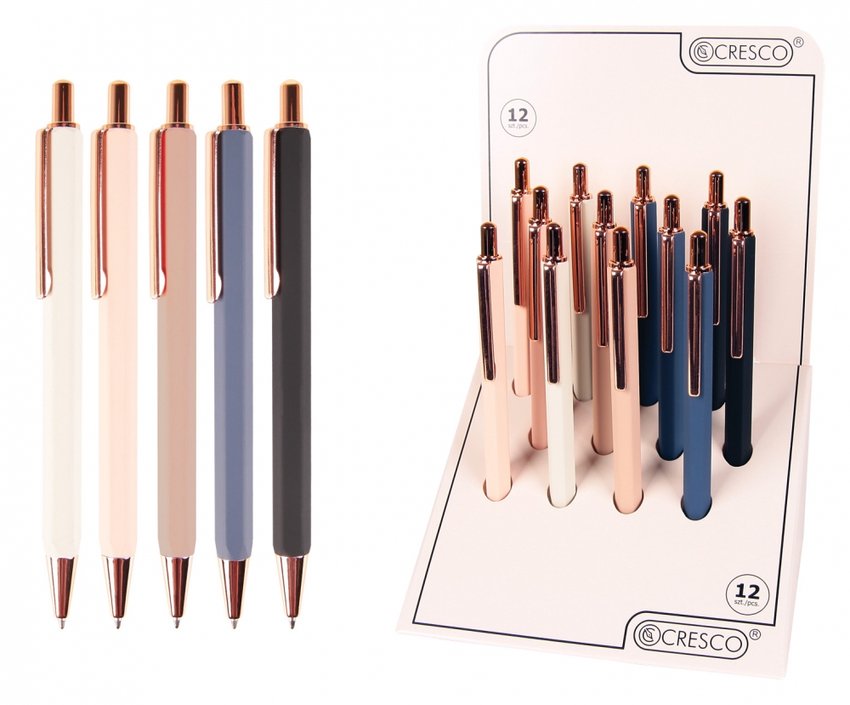 Długopis Aut. Hexagon Niebieski /Cresco