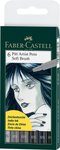 Pitt Artist Pen Soft Brush 6-Kol. Etui Faber-Castell