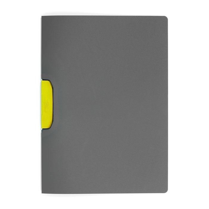 Skoroszyt z Klipsem Duraswing Color Grafitowy z Żółtym Zaciskiem /Durable 230404