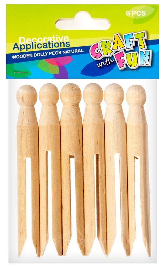 Kołki dekoracyjne drewniane  /Craft With Fun 384118