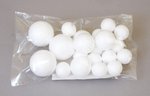 Bombki dekoracyjne styropianowe 12szt. Mix /Craft With Fun 388995