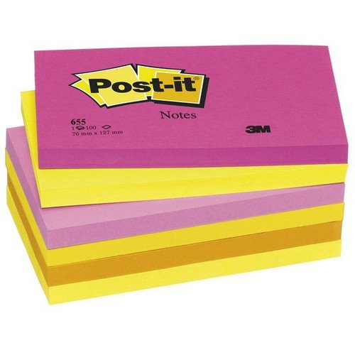 Bloczek Samoprzylepny 76X127 Tutti Frutti A'6 Post-It