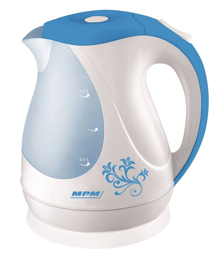 Czajnik Bezprzewodowy 1.5L MCZ-38 Biało-Niebieski /MPM