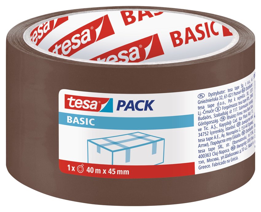 Taśma Pakowa Tesa Basic 40Mx45Mm Brązowaa