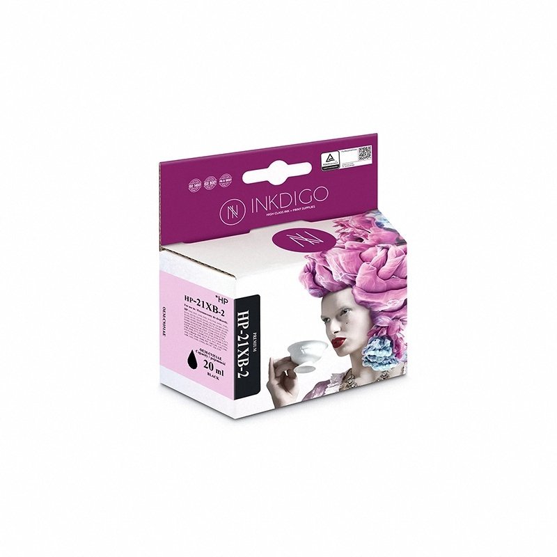Tusz do HP 21XL DeskJet F300/F310/F325/F335/F340/F350 Black / Inkdigo