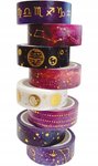 Taśma Samoprzylepna Dekoracyjna 15mm x 5m Galaxy Mix  /Interdruk