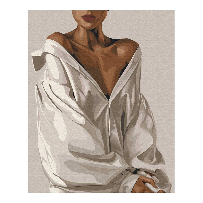 Malowanie po numerach BRUSHME 40x50 cm elegancka pokusa 1 szt., w pudełku