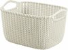 Koszyk Prostokątny Knit S Kremowy / Curver 226391
