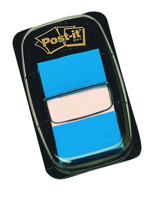 Zakładki Indeks. PP 25,4x43,2 A'50 680-2 Niebieskie /Post-it