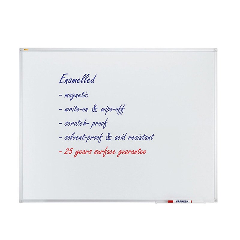 Tablica Suchoś. -Magn. Franken Xtra!Line 200X100Cm Porcelanowa Rama Alu.