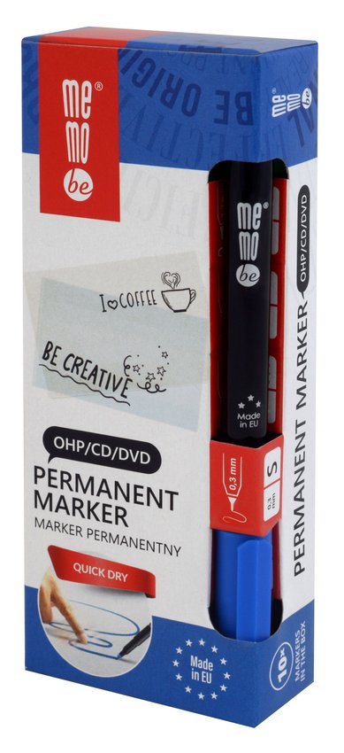 Marker Permanentny Ohp Memobe Mm250 Końcówka S 0,3 Mm Niebieski