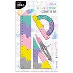 Zestaw Geometryczny 4 Elem. 20cm Puzzle /Kidea