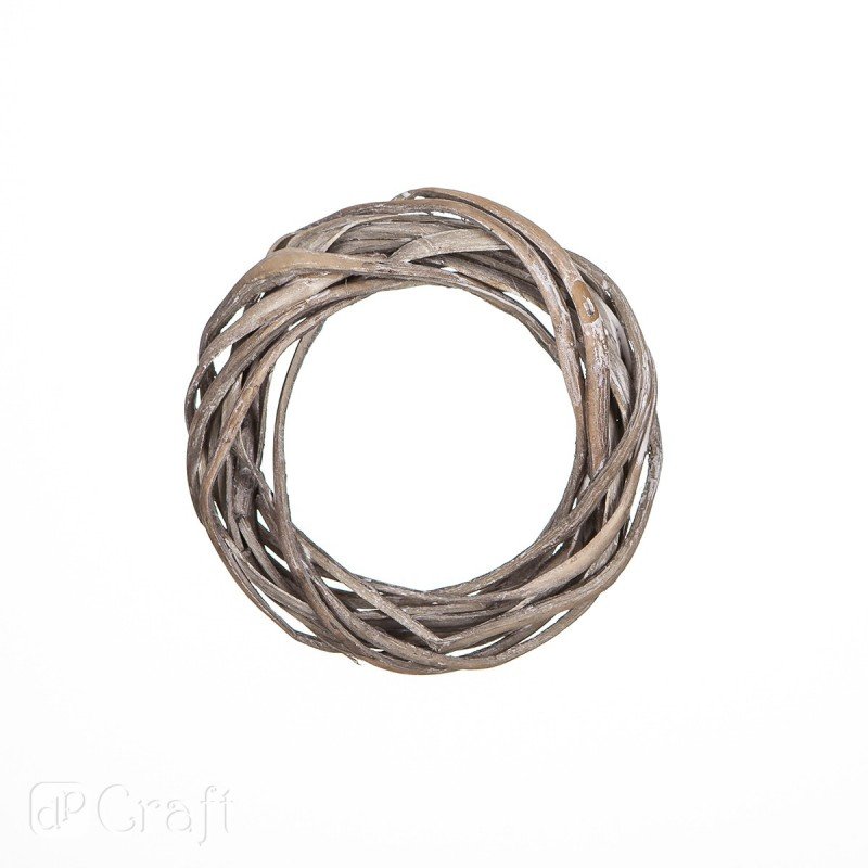 Wianek Wiklinowy 15cm Szary [DPDN-035] /DpCraft