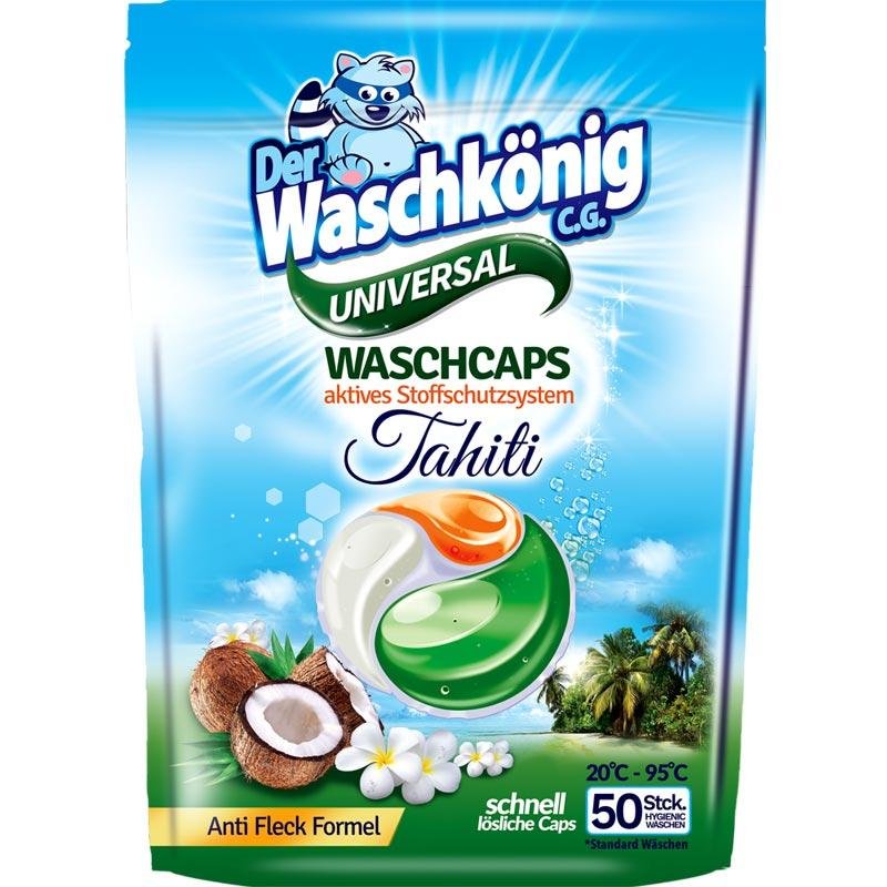 Waschkönig Kapsułki do Prania 50szt. Tahiti Uniwersalne