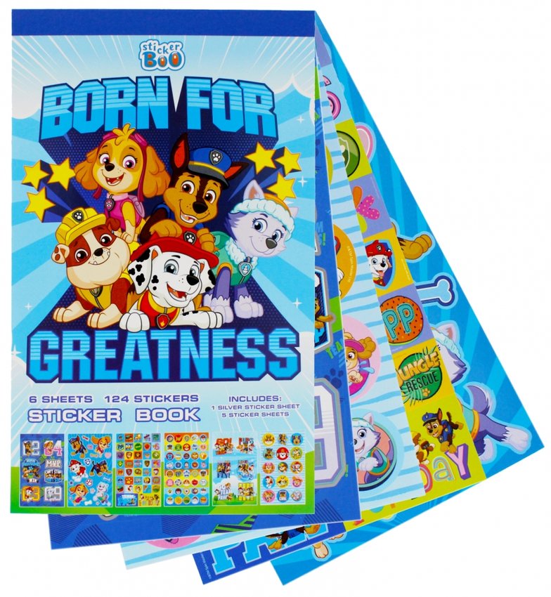Książeczka z Naklejkami 6str 145x240 Paw Patrol /Starpak