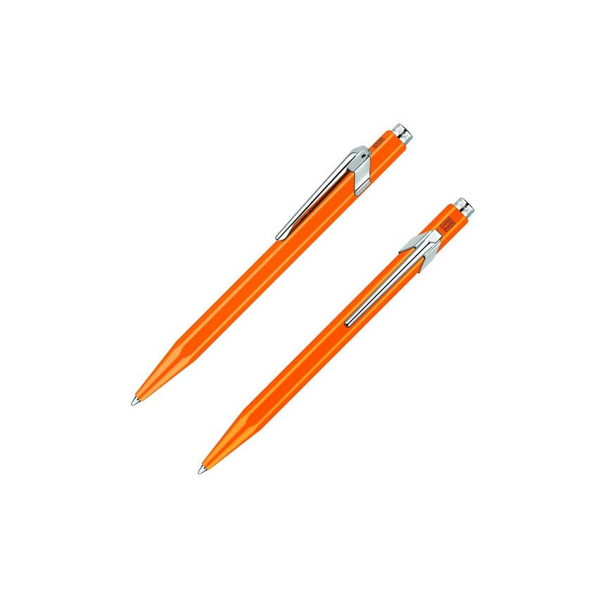 Długopis Caran D'Ache 849 Line Fluo M Pomorańczowy