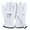 Rękawice robocze DONAU SAFETY DS-DRIVCOW driver skóra bydlęca rozm. 9/L białe