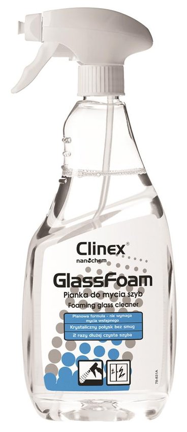 Clinex Glass Foam 77-688 biała pianka do szyb 650ml