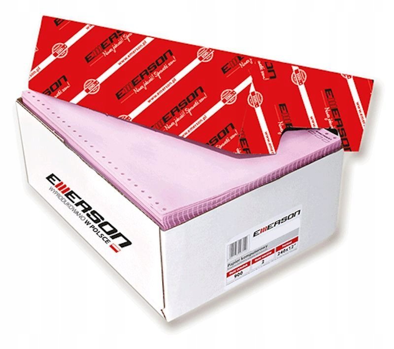 Papier Komp. 240x12x3 Kolor Nadruk Red /Emerson