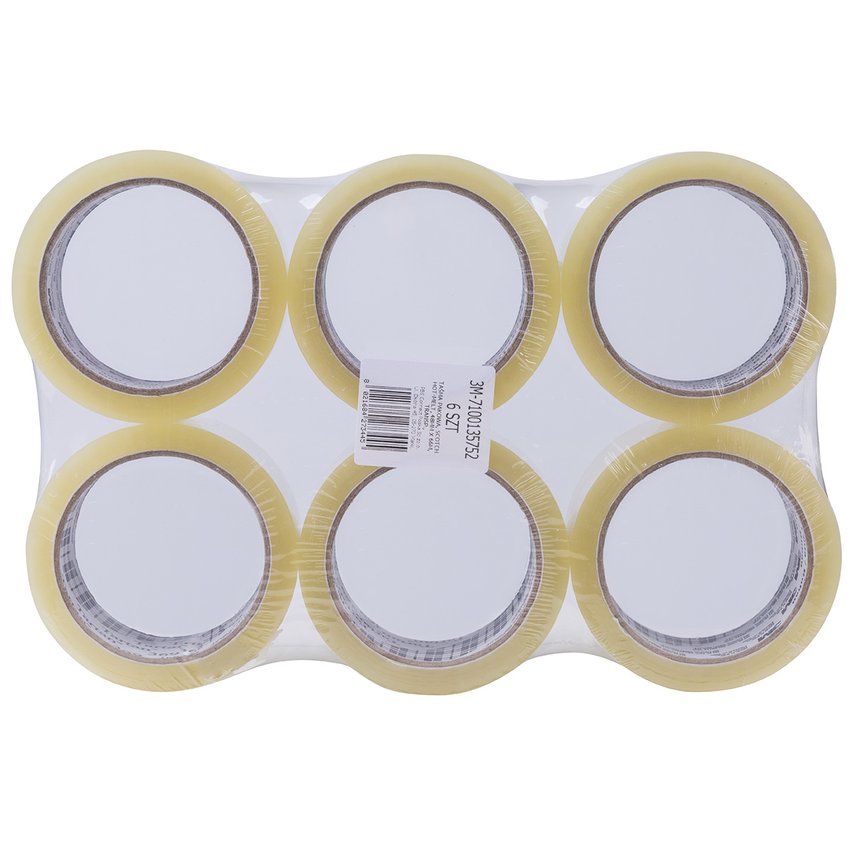 Taśma pakowa SCOTCH® Hot-melt (369), 48mm 66m transparentna