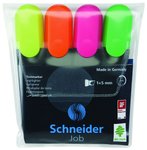 Zakreślacz Schneider Job 4kol Fluo [SR1500]