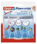 Haczyk Samoprzylepny Powerstrips Deco Tesa 5Szt. Przezroczysty Zestaw 2 Clip Strip'Y Po 15 Szt. Art.58900-00017-01