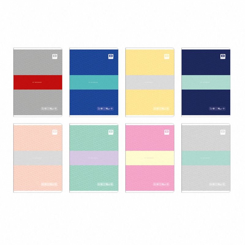 Zeszyt A5 60k Linia B&B Pastel Hybrid /Interdruk