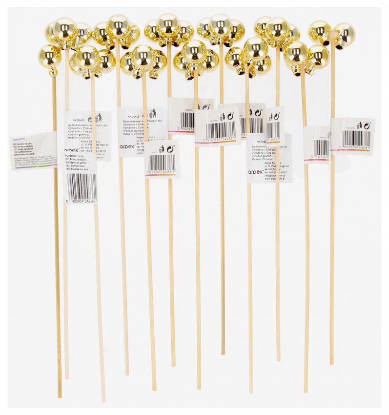 Ozdoba Na Piku Bombki Złote /Arpex