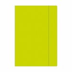 Teczka z Gumką A4 Fluo Limonkowa  / Interdruk