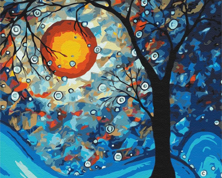 Malowanie po numerach BRUSHME 40x50 cm przestrzeń artysty 1 szt., w pudełku