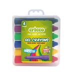 Kredki Żelowe Twist  Cricco  6 Kol.Kaseta