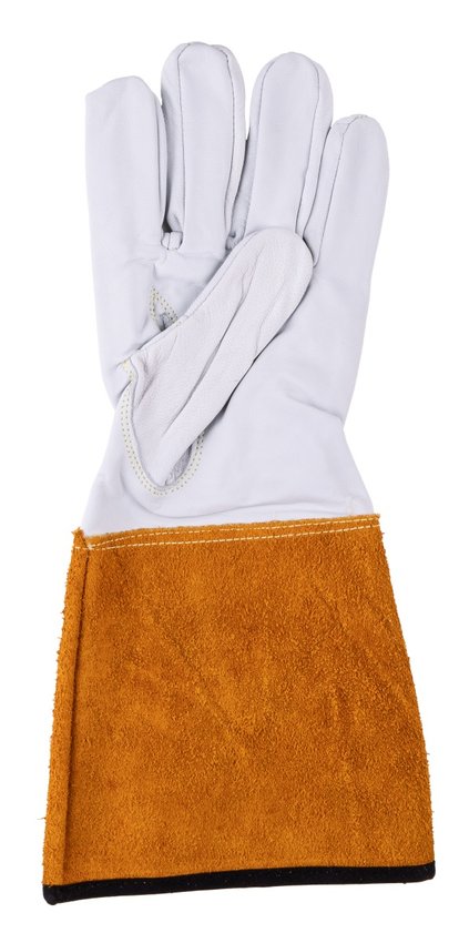 Rękawice spawalnicze DONAU SAFETY DS-KEV WELTIG kevlar skóra kozia rozm. 10/XL biało-złote