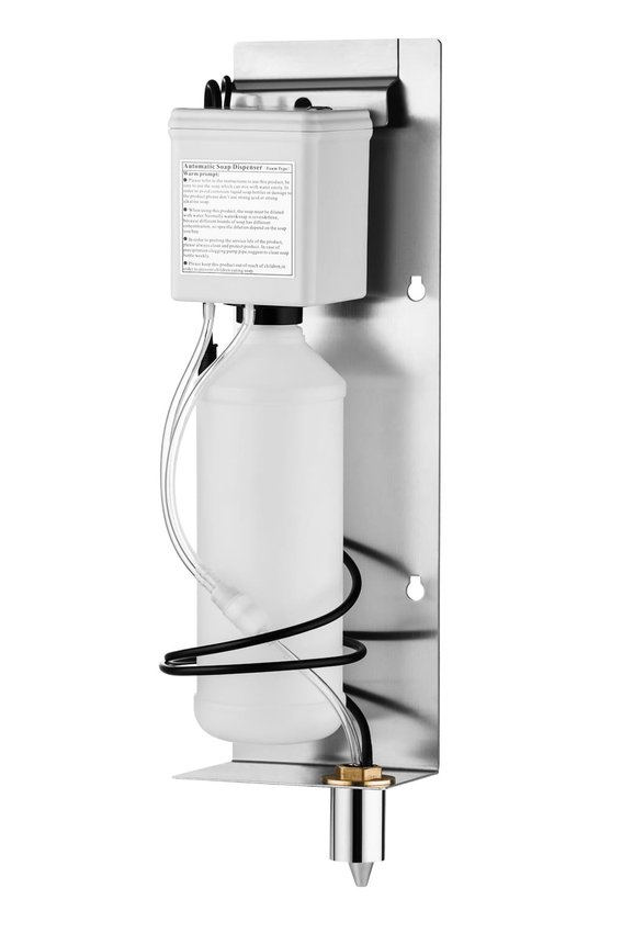 Zalustrowy dozownik mydła DISH86 czarny 500 ml