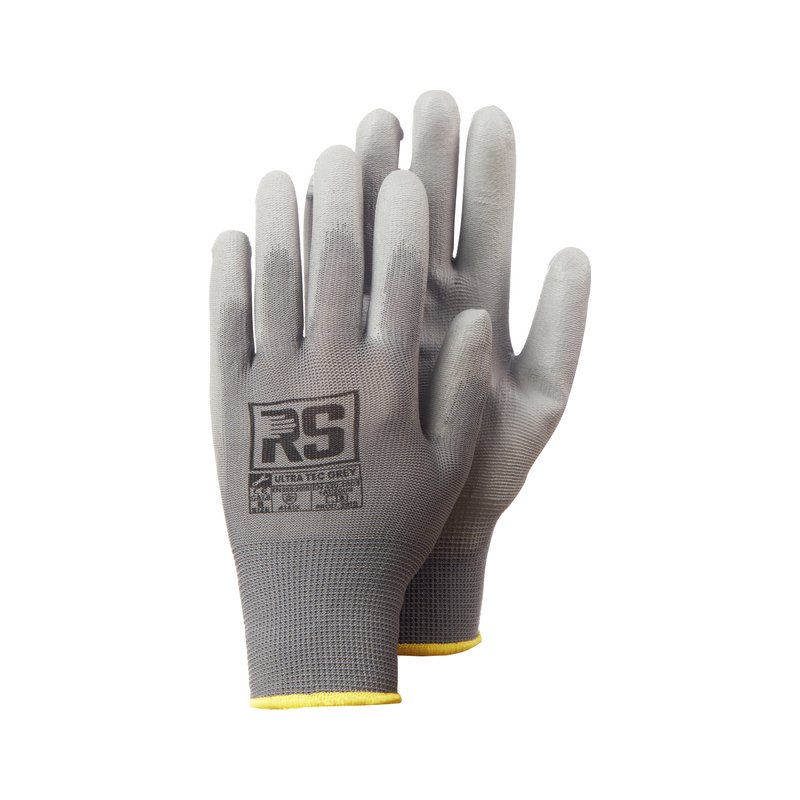 Rękawice RS Ultra Tec Grey Dziane Rozm.6 Szare /RS-Schutz