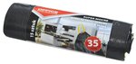 Worki Na Śmieci LDPE 35L A'15 Czarne z Taśmą Super Mocne /Office Products