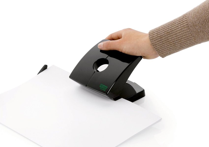 Dziurkacz Novus B230 Re+New Z Plastiku Z Recyklingu Czarny