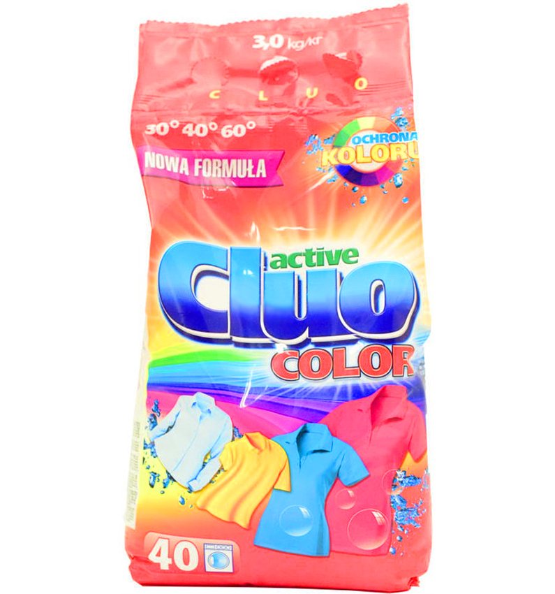 Cluo Active Proszek do Prania 3kg Kolor