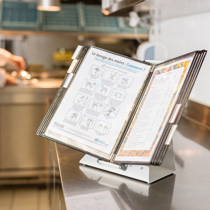 Biurkowy System Prezentacyjny Tarifold A4 +10 Paneli Prezentacyjnych Mix Kolorów