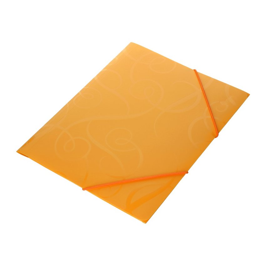 Teczka A4 PVC Na Gumkę Baroco Pomarańczowa /Forpus